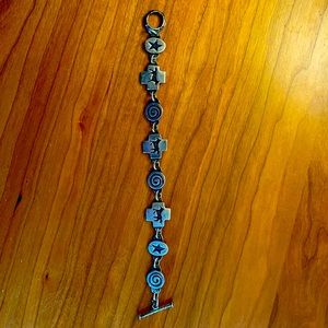 Silver horse bracelet